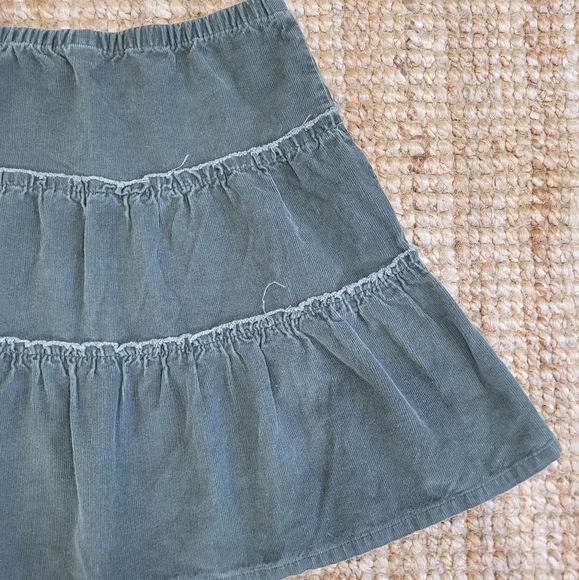Old Navy Y2K Green Corduroy Sequin‎ Mini Skirt - Picture 8 of 8